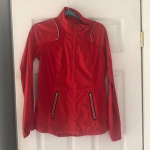 Lululemon Red wind breaker jacket